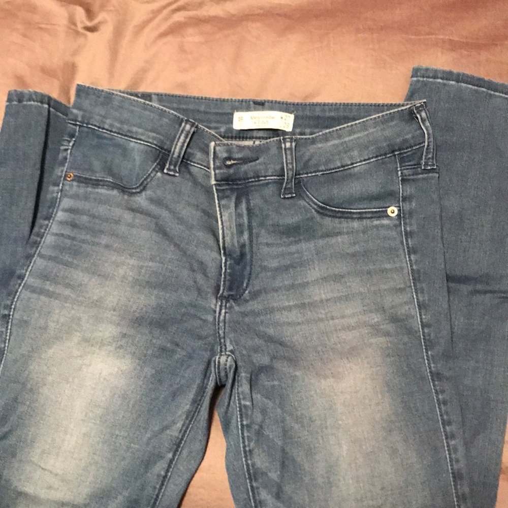Light wash Abercrombie jeans